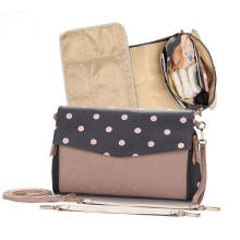 Leather Waterproof Nappy Bag Baby Nappy Changing Bag Leather Nappy Bag